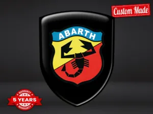 Fiat Abarth Car Badges Resilient Max Elegant Pro Performance